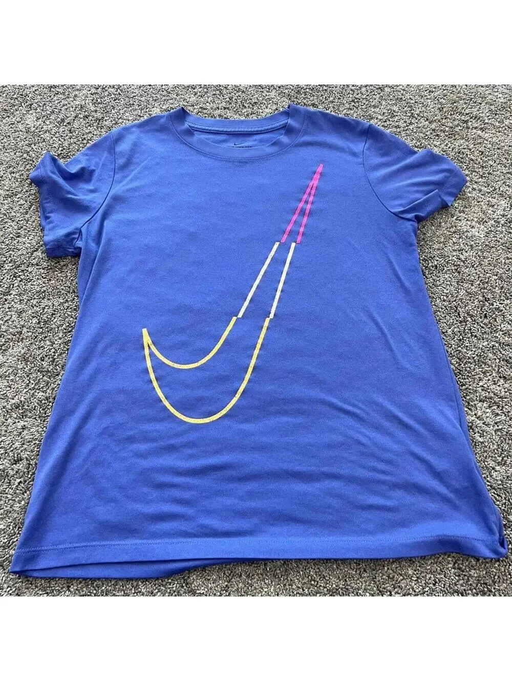 Nike Girl's Youth Swoosh Logo Purpleish T Shirt size Medium